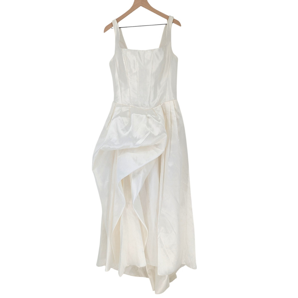 Willowby by Watters Pia Mikado Wedding Dress Corset Open Back Bridal Gown 15 NWT - Picture 3 of 6